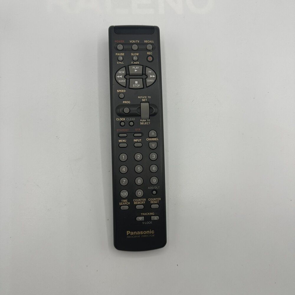 Panasonic Program Director VSQS1241 VCR Remote Control OEM Genuine Tested
